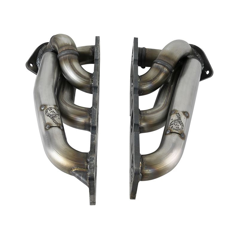 aFe Twisted Steel 304 Stainless Steel Shorty Header (48-32021)