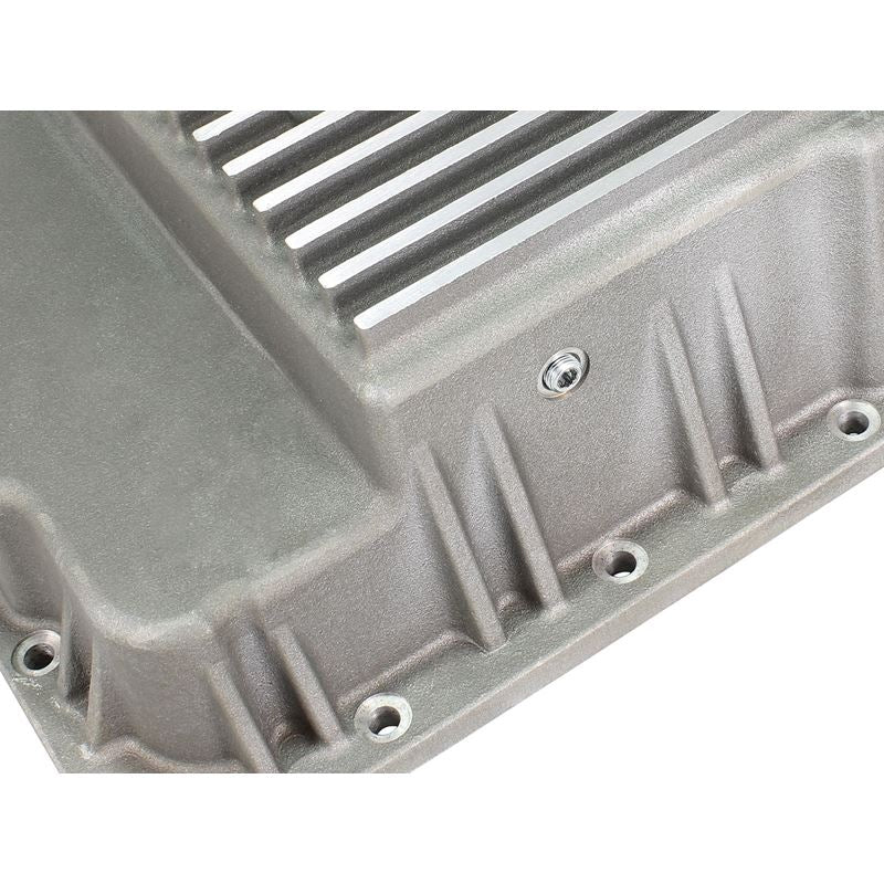 aFe Power Transmission Pan Raw w/ Machined Fins (46-70240)