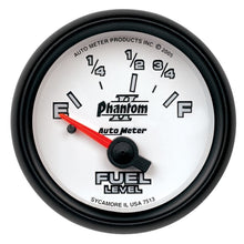 Load image into Gallery viewer, AutoMeter Phantom 2-1/16in 73-10 OHM Fuel Level Gauge (7515)