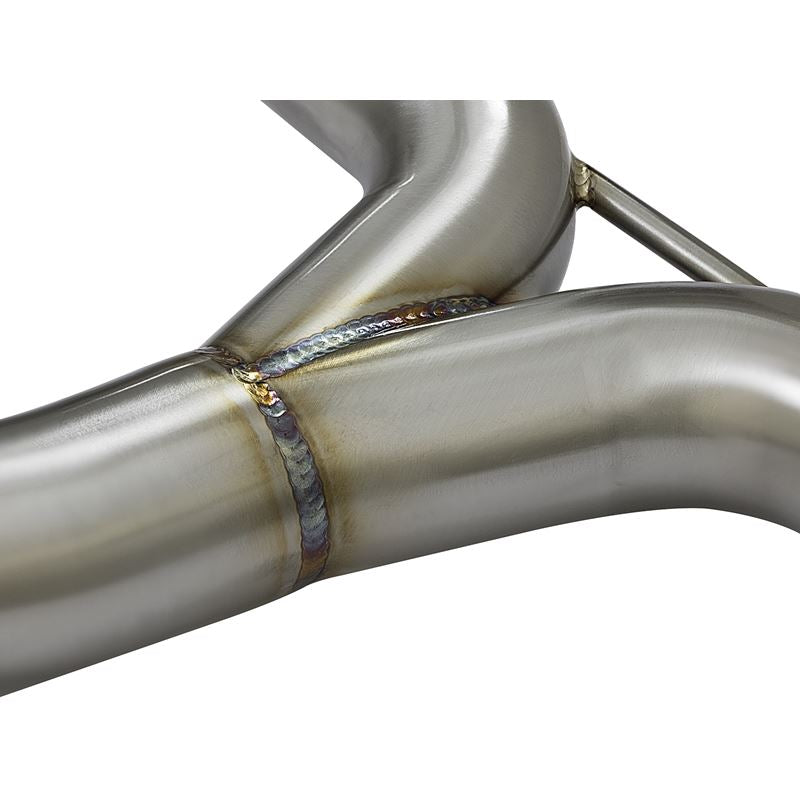 Takeda 304 Stainless Steel Cat-Back Exhaust w/ Blue Flame Tip (49-36615-L)