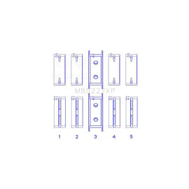 King Engine Bearings Main Bearing Set for 1990-1994 Mitsubishi Eclipse (MB5227XP)