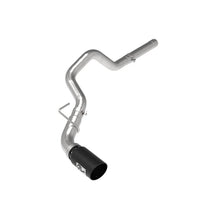 Load image into Gallery viewer, aFe Large Bore-HD 4 IN 409 Stainless Steel DPF-Back Exhaust System w/Black Tip (49-42065-B)