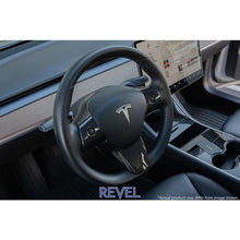 Load image into Gallery viewer, Revel GT Dry Carbon Steering Wheel Insert Covers for Tesla Model 3 (1TR4GT1AX01)