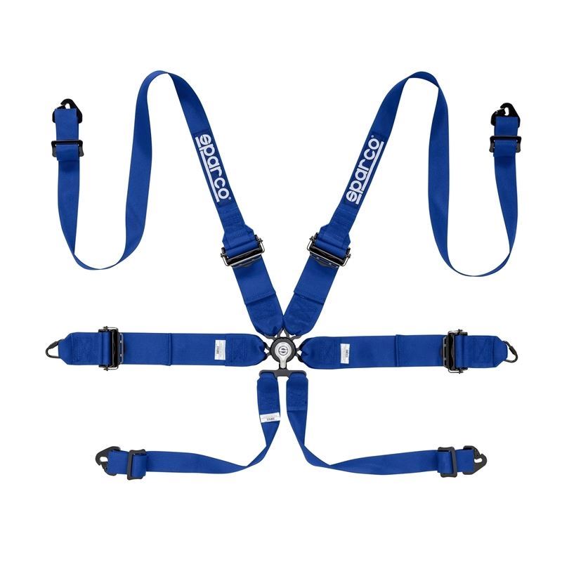 Sparco 3" 6-Point Hans Aluminum Competition Harness (04818RHAL1)