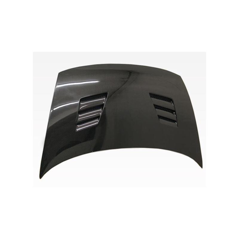 VIS Racing Techno R Style Black Carbon Fiber Hood (06HDCVC2DTNR-010C)