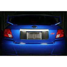 Load image into Gallery viewer, APR Performance Carbon Fiber License Plate Frame (CBX-WRXLIC11)