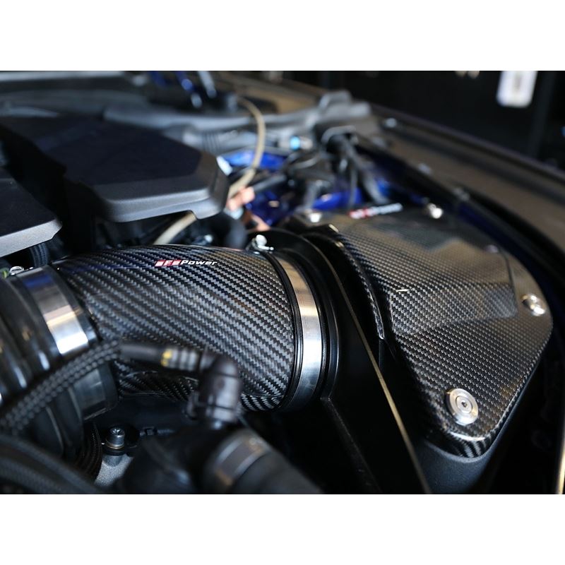 aFe Power Black Carbon Fiber Cold Air Intake System w/Pro DRY S Filters for 2018-2022 BMW M5(58-10005D)