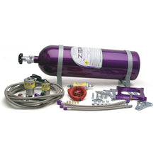 Load image into Gallery viewer, ZEX Square Flange Race Perimeter Plate System with 15 lb. Purple Bottle (82237)