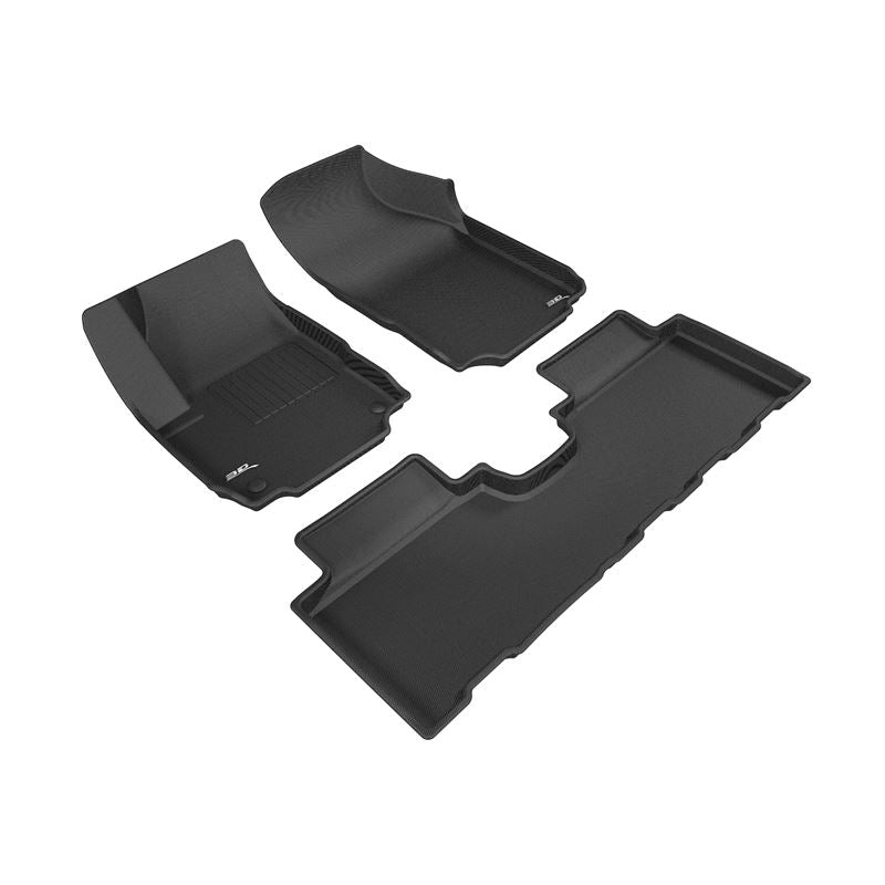 3D Maxpider KAGU Floor Mat, BLACK, 1ST ROW/2ND ROW (L1CH08501509)