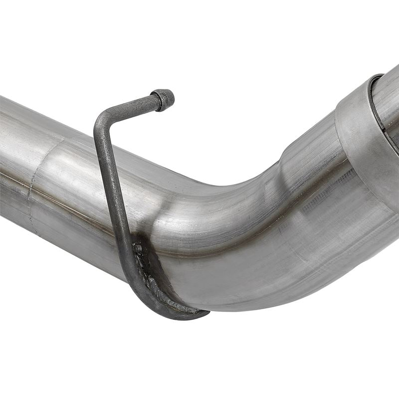 aFe Rebel XD 4 IN 409 Stainless Steel DPF-Back Exhaust w/Dual Polished Tips (49-44089-P)