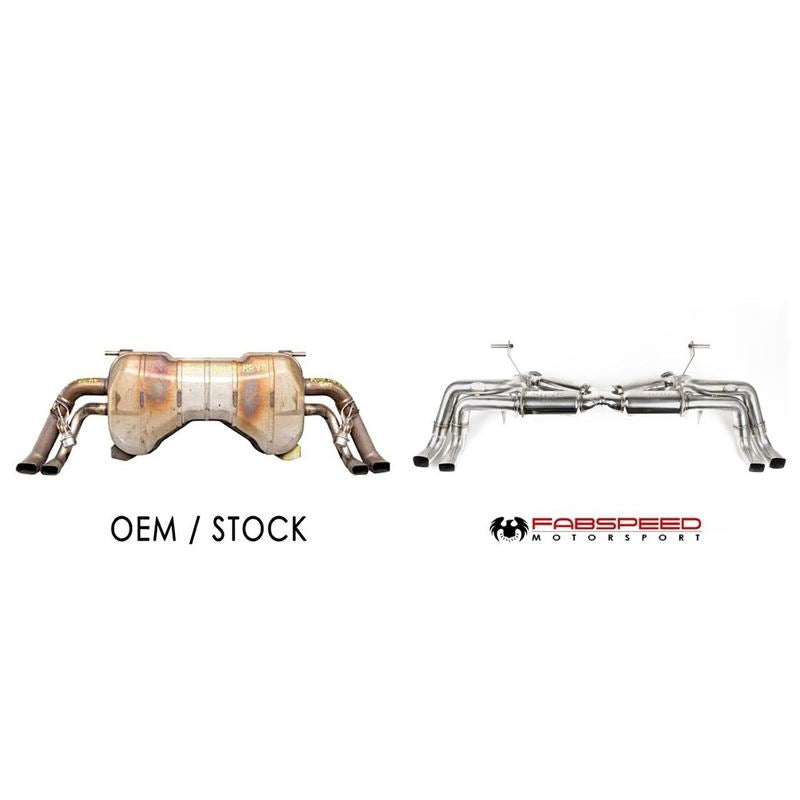 Fabspeed R8 V10 (16 -19) Valvetronic Supersport X-Pipe Exhaust System (FS.AUD.R817V10.VLV)