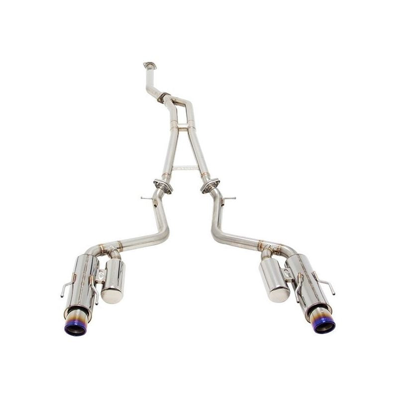 APEXi® N1-X Evolution Extreme 304 SS Straight Cat-Back Exhaust System with Quad Rear Ex (164KT203P)