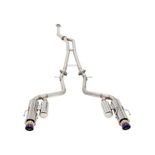 Load image into Gallery viewer, APEXi® N1-X Evolution Extreme 304 SS Straight Cat-Back Exhaust System with Quad Rear Ex (164KT203P)