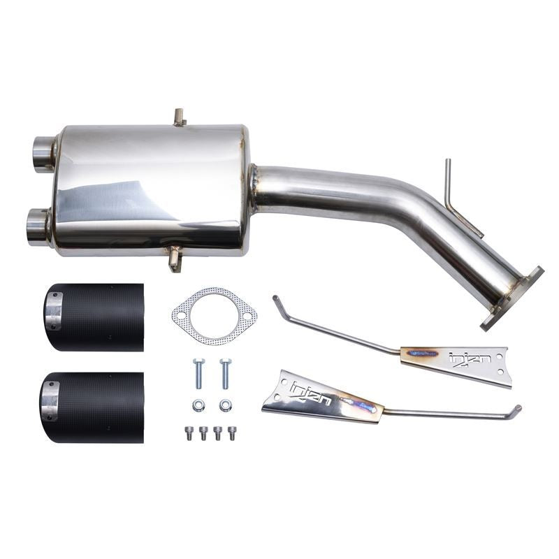 Injen Turbo Performance Stainless Steel Axle Back Exhaust System for 19-21 Hyundai Veloster L4 1.6L (SES1342AB)