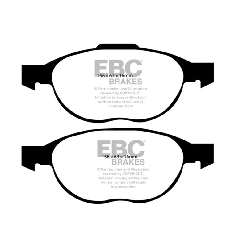 EBC Greenstuff 2000 Series Sport Brake Pads (DP21524)