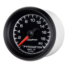 Load image into Gallery viewer, AutoMeter ES 52mm Full Sweep Electronic 0-2000 Degree F EGT/Pyrometer Gauge (5945)