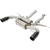 aFe MACH Force-Xp 2-1/2in 304 Stainless Steel Axle-Back Exhaust System w/Black Tip (49-36327-B)