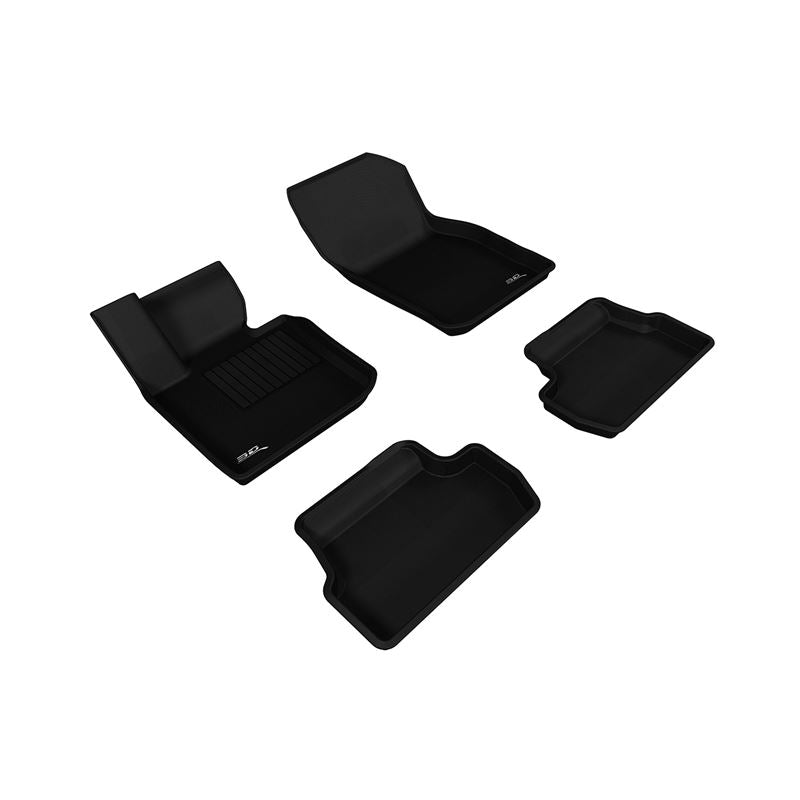 3D Maxpider KAGU Floor Mat, BLACK, 1ST ROW/2ND ROW (L1MN01001509)