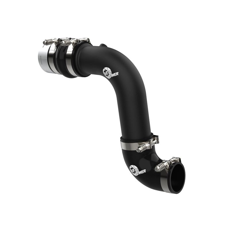 aFe BladeRunner 3 In. Aluminum Cold Charge Pipe- BLK for 23-24 Ford F250/F350 Super Duty V8-6.7L (46-20689-B)