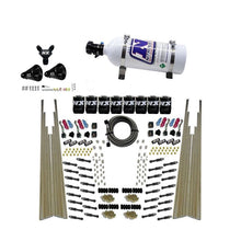 Load image into Gallery viewer, Nitrous Express 8 Cyl Dry Direct Port Four Stage 8 Solenoids Nitrous Kit (200-600HP) w/5lb Bottle (93306-05)