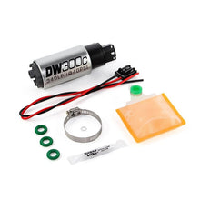 Load image into Gallery viewer, Deatschwerks DW300C series, 340lph compact fuel pump (in-tank) without mounting clips w/ Install Kit (9-307-1017)