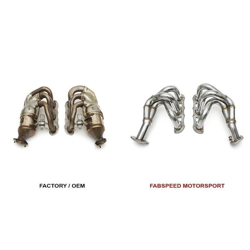 Fabspeed Porsche 981 Cayman GT4 Race Headers (FS.POR.981GT4.LTRHDR)