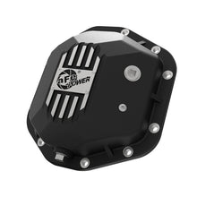 Load image into Gallery viewer, aFe Pro Series Dana 44 Rear Differential Cover Black w/ Machined Fins (46-71110B)