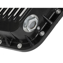 Load image into Gallery viewer, aFe Pro Series Differential Cover Black w/ Machined Fins and Gear Oil (10.25/10.50-12) (46-70022-WL)