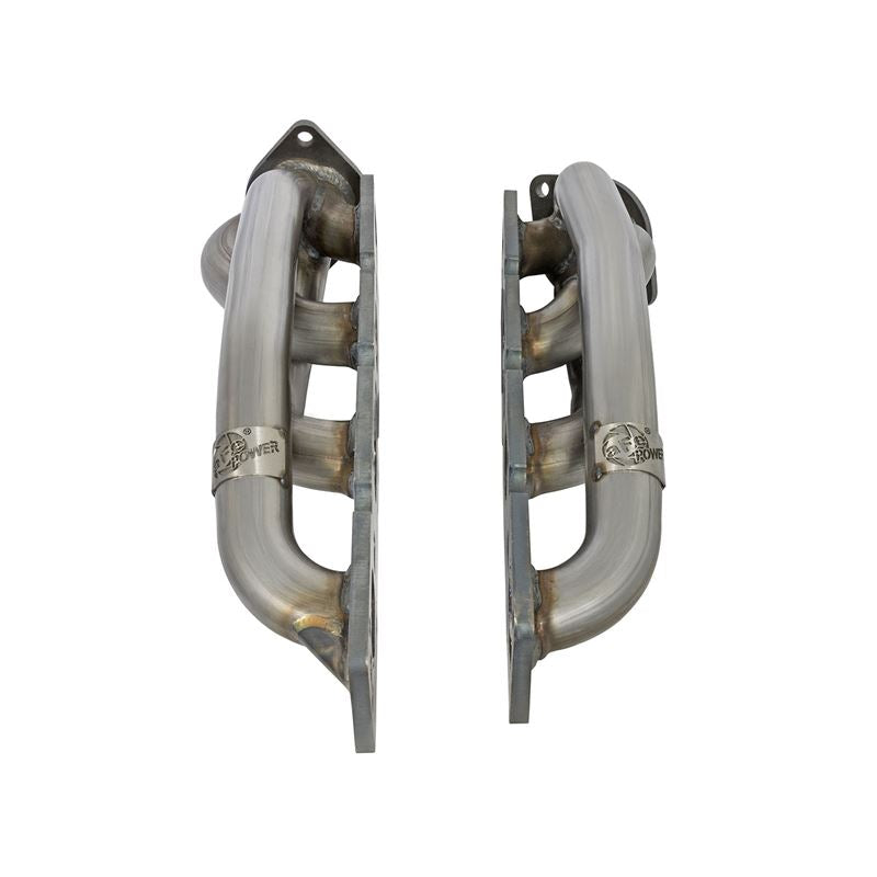 aFe Twisted Steel 409 Stainless Steel Shorty Header (48-42001-1)