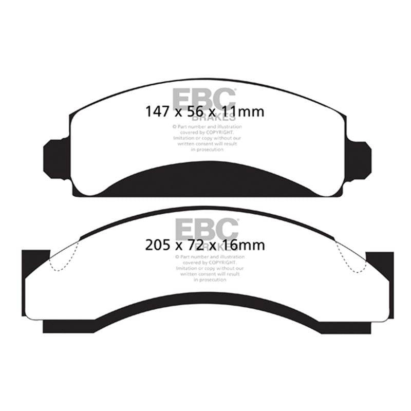 EBC Yellowstuff Street And Track Brake Pads (DP41241R)