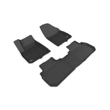 3D Maxpider KAGU Floor Mat, BLACK, 1ST ROW/2ND ROW (L1CD01601509)