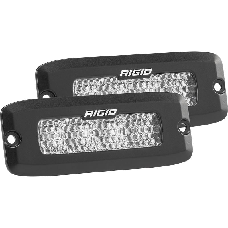 Rigid Industries SRQ - 60 Deg. Lens - White - Flush Mount - Set of 2 (925513)