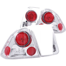 Load image into Gallery viewer, ANZO USA 2001-2004 Honda Civic Taillights Chrome (221047)