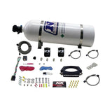 Nitrous Express GM LS 102mm Nitrous Plate Kit (50-400HP) w/15lb Bottle (20933-15)