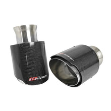 Load image into Gallery viewer, aFe MACH Force-Xp 4-1/2 IN Carbon Fiber OE Replacement Exhaust Tips (49C32068-C)