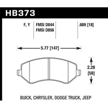 Load image into Gallery viewer, Hawk Performance HPS Brake Pads (HB373F.689)