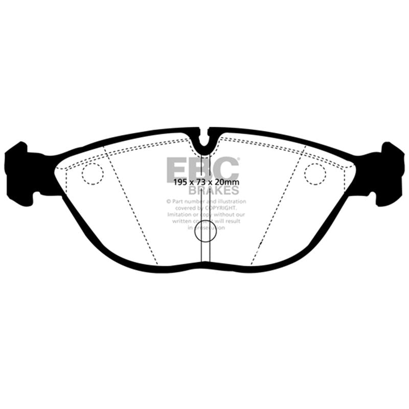 EBC Greenstuff 2000 Series Sport Brake Pads (DP21035)