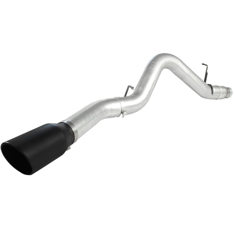 aFe ATLAS 5 IN Aluminized Steel DPF-Back Exhaust System w/Black Tip (49-04041-B)