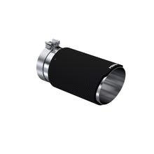 Load image into Gallery viewer, MBRP Universal Carbon Fiber Tip 6in OD/5in Inlet/12in L - Angle Cut Tip (T5075CF)