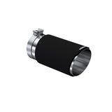 MBRP Universal Carbon Fiber Tip 6in OD/5in Inlet/12in L - Angle Cut Tip (T5075CF)