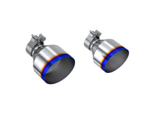 Load image into Gallery viewer, MBRP T304 SS Burnt End Tip 2.125inID, 5inOD Out, 7.25in Length, Pair 17-25 BRZ / GR86 (T5202BE)