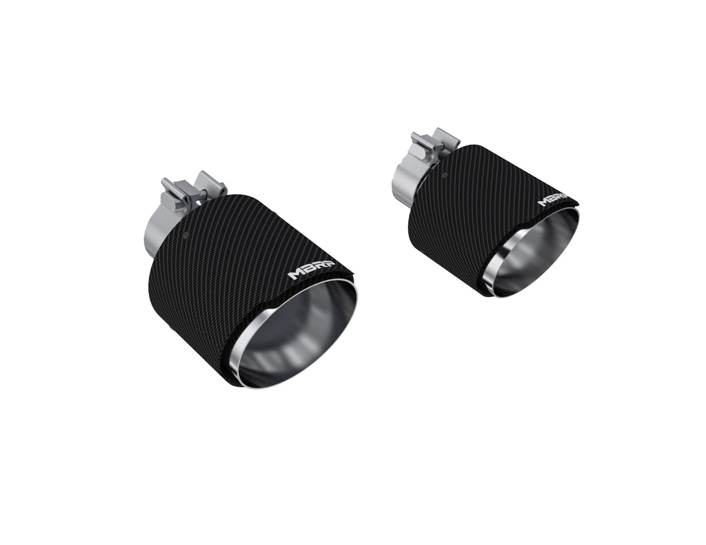 MBRP CF Tip 2.125in ID, 5in OD Out, 7.25in Length, Pair 17-25 BRZ/GR86 (T5202CF)