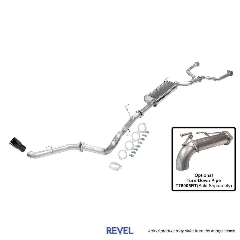 Revel Medallion Trail Hart Catback w/Black Gunmetal Exhaust System 2022-2022 Toyota Tundra (Crewmax, 5.5ft Bed) (T76005RB)