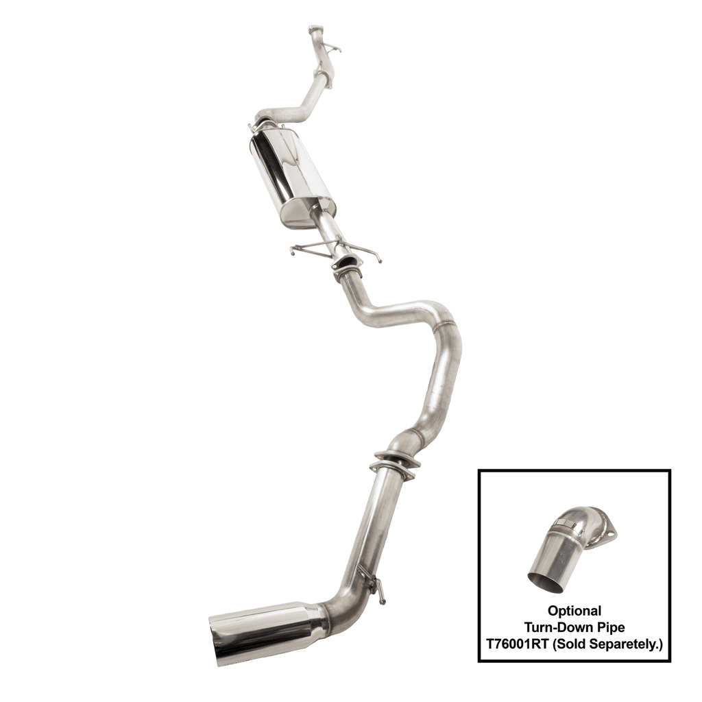 Revel Medallion 24+ Toyota Tacoma SR5 / TRD Offroad Trail Hart 3in Catback Exhaust System - 4in Tip (T76007R)