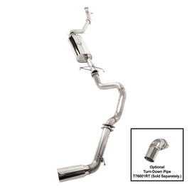 Revel Medallion 24+ Toyota Tacoma SR5 / TRD Offroad Trail Hart 3in Catback Exhaust System - 4in Tip (T76007R)