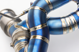 VF Engineering Titanium Catback Exhaust System - 2019-2022 Lamborghini (SVJ/Ultmae) - Valved  (VFE.LAM.SVJ.TIV)