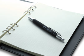 TOMEI BALLPOINT PEN BLACK BODY with BLACK INK (TG501C-0000A)