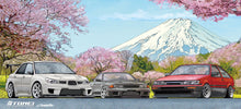 Load image into Gallery viewer, TOMEI MUG WHITE GDB/BNR32/AE86 CHERRY BLOSSOM Mt.FUJI (TG601A-0000A)