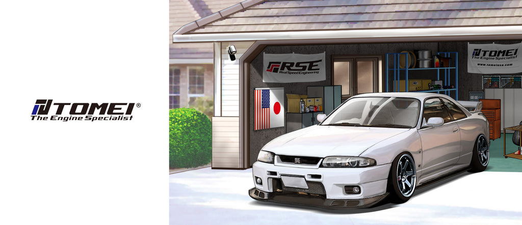 TOMEI MUG WHITE R33 GT-R CAR LIFE GARAGE (TG601A-NS00H)