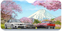 Load image into Gallery viewer, TOMEI SUN SHADE 59*28 GDB/BNR32/AE86 CHERRY BLOSSOM Mt.FUJI (TG701A-0000A)